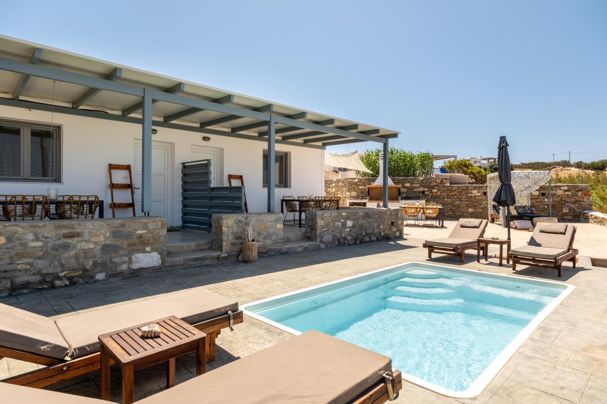 Blue View Villa Apartment #1 With Shared Pool Pounda Exterior photo
